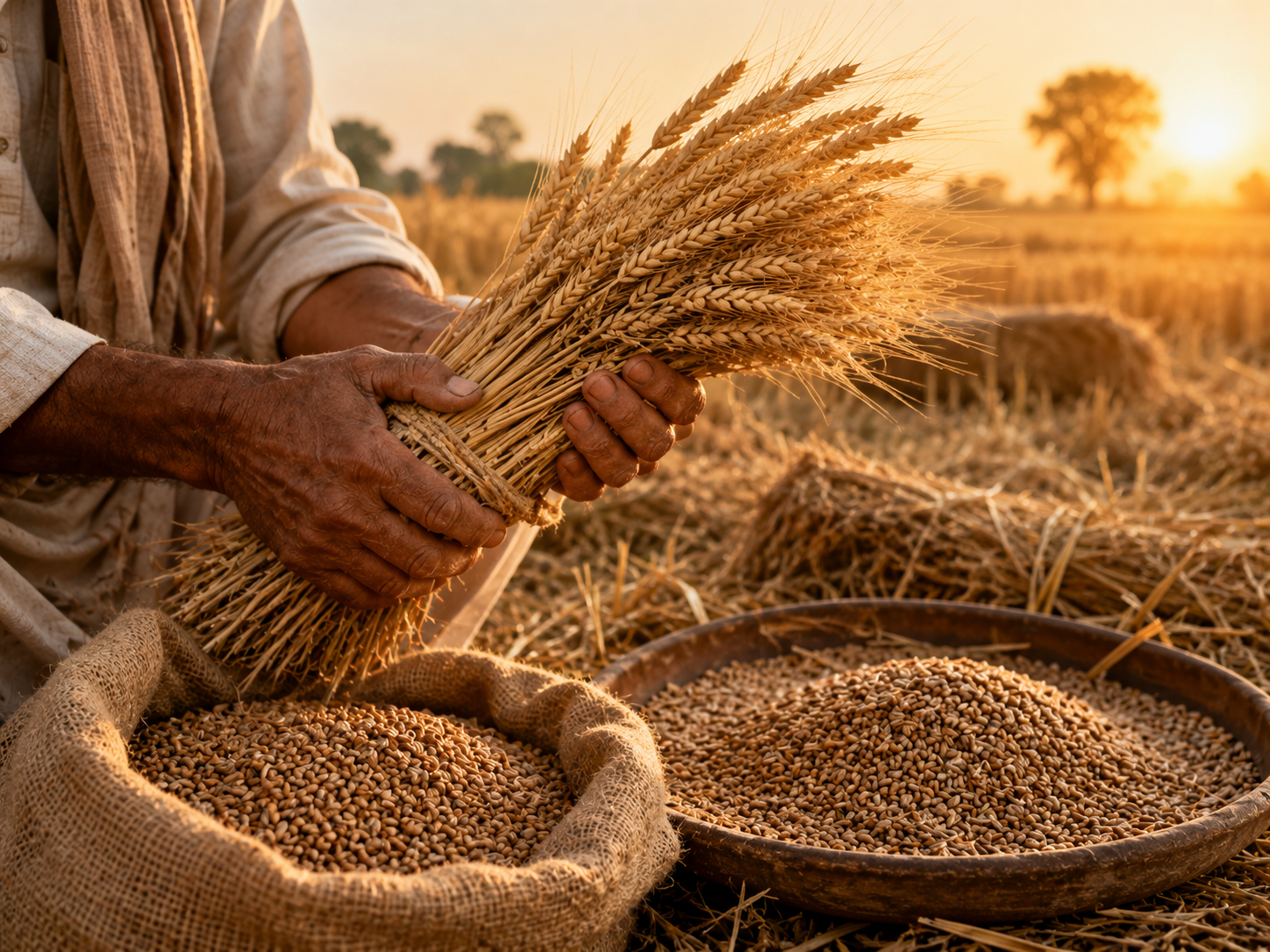 Harvesting — Handpicked at the right time.