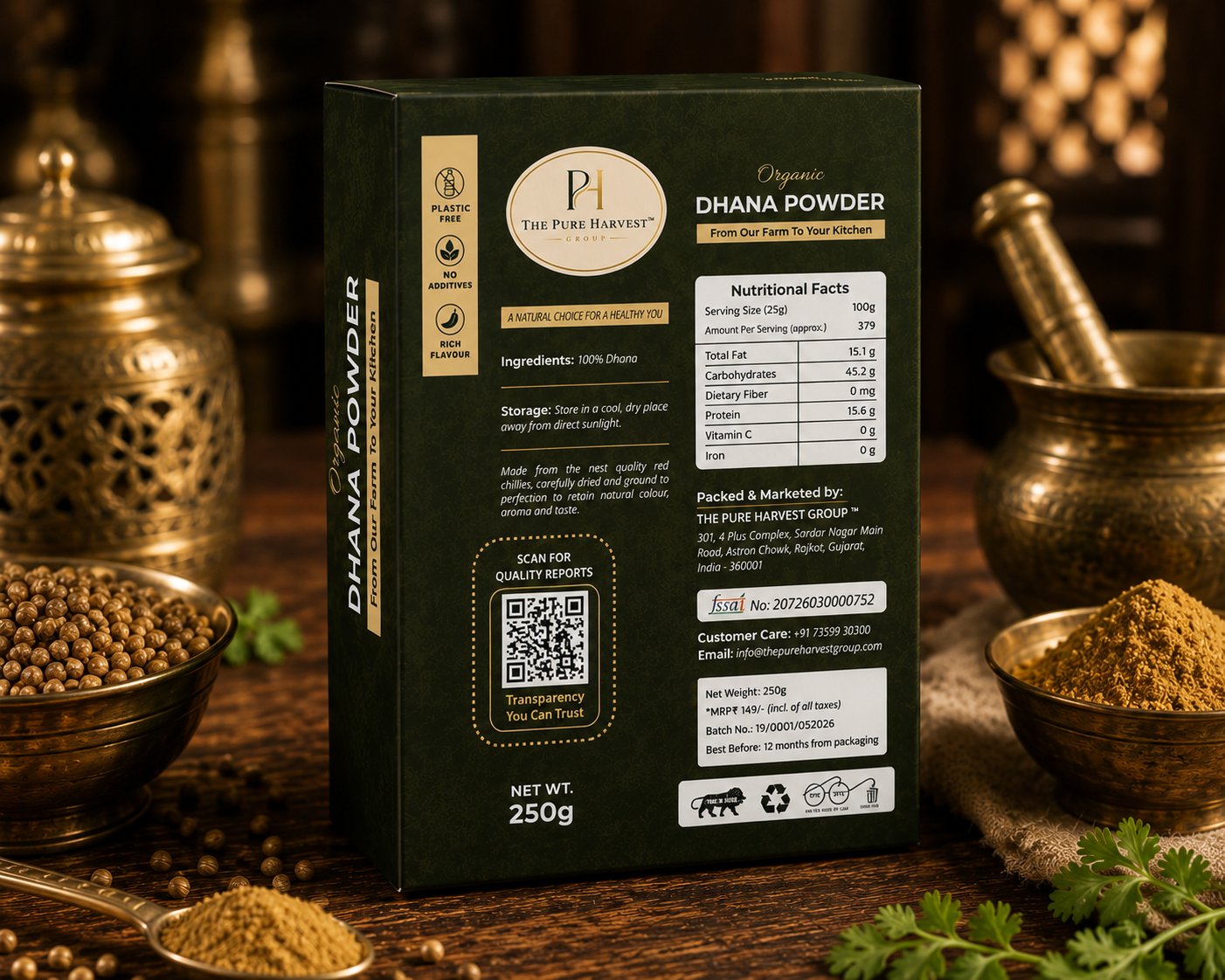 ORGANIC DHANA POWDER