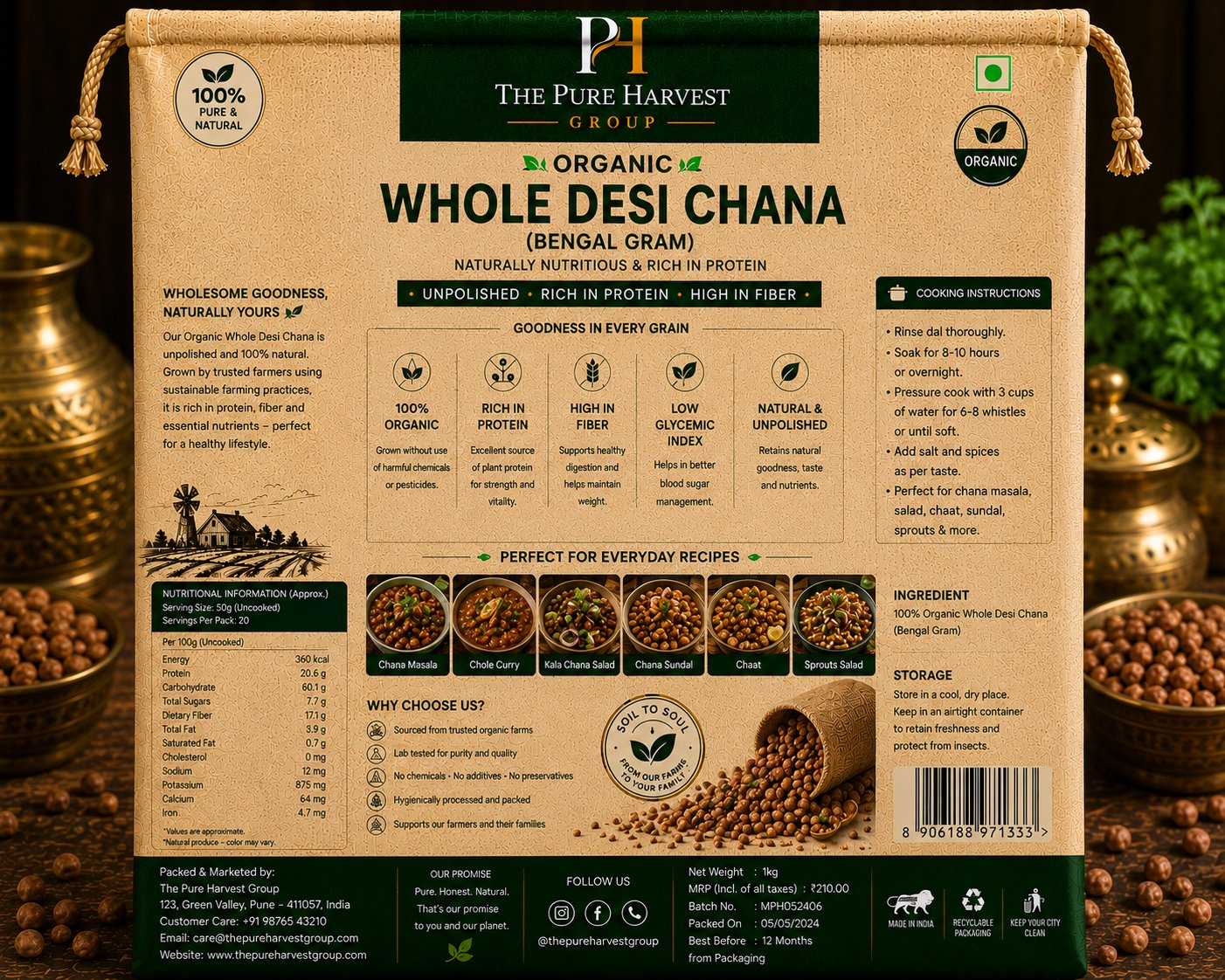 ORGANIC DESI CHANA
