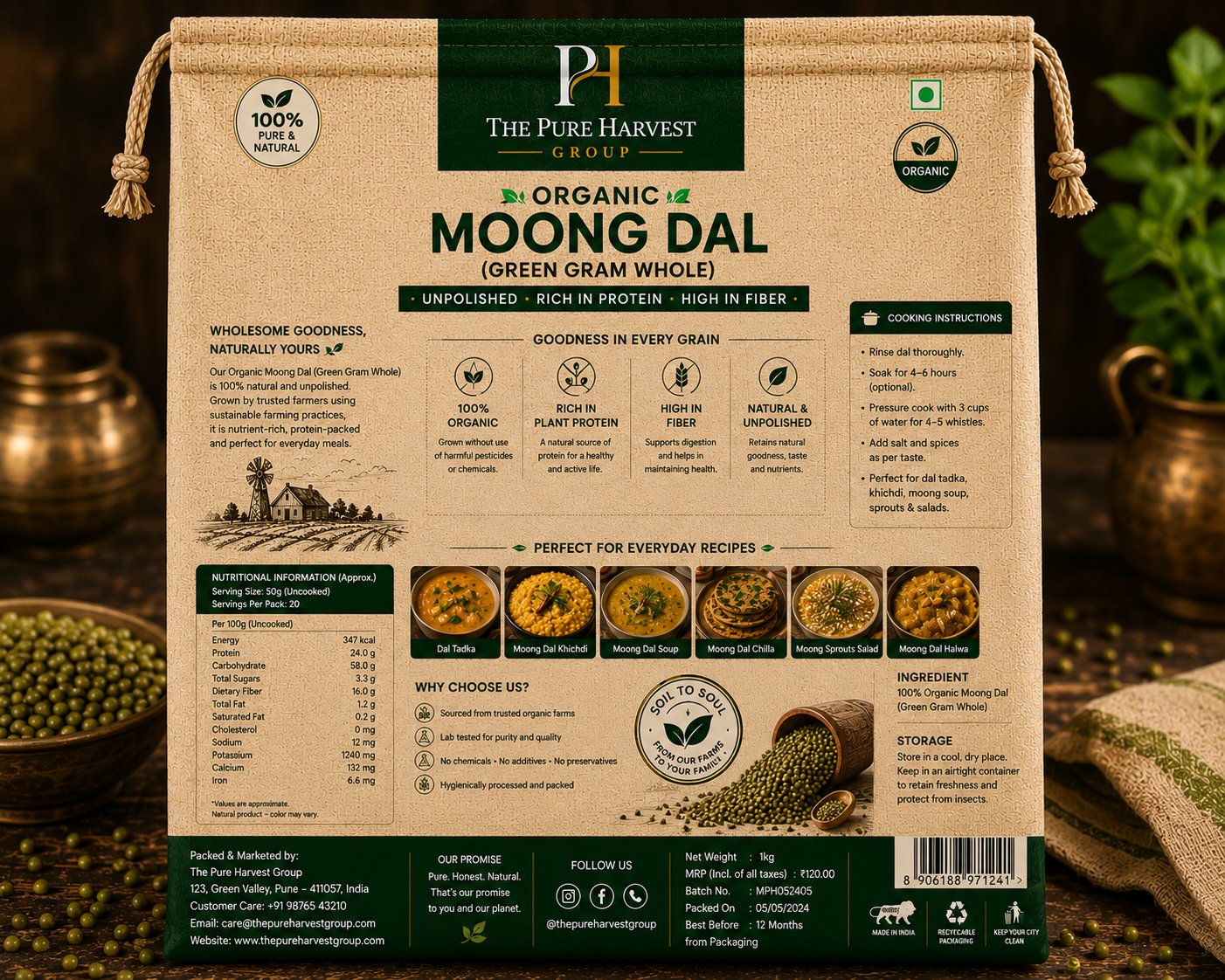 ORGANIC MOONG
